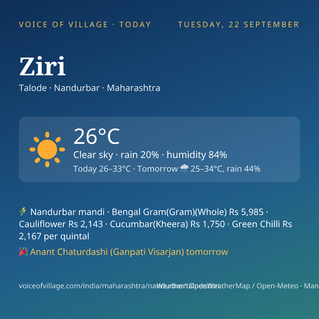 Ziri today