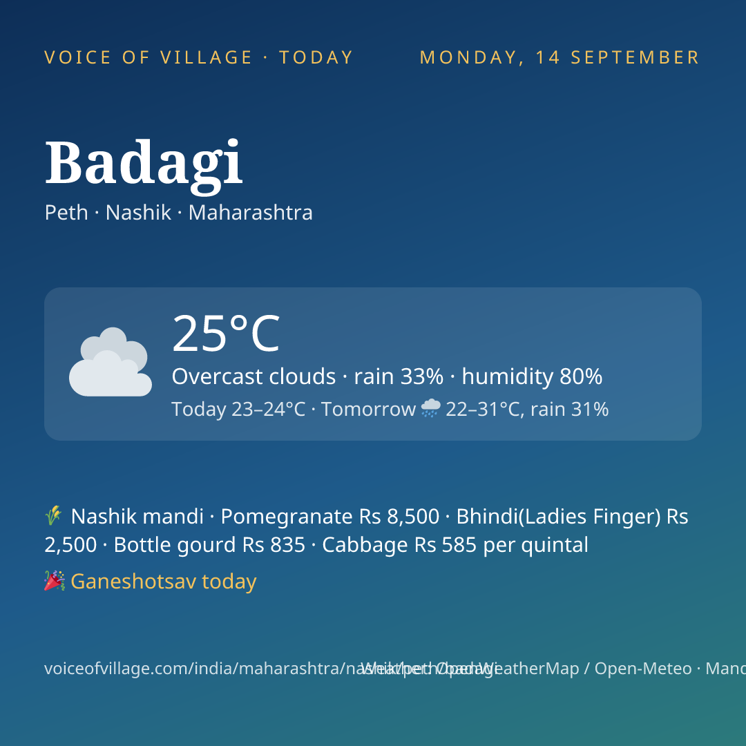 Badagi today