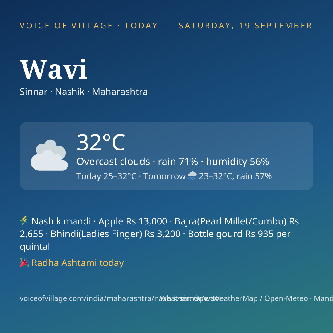 Wavi today