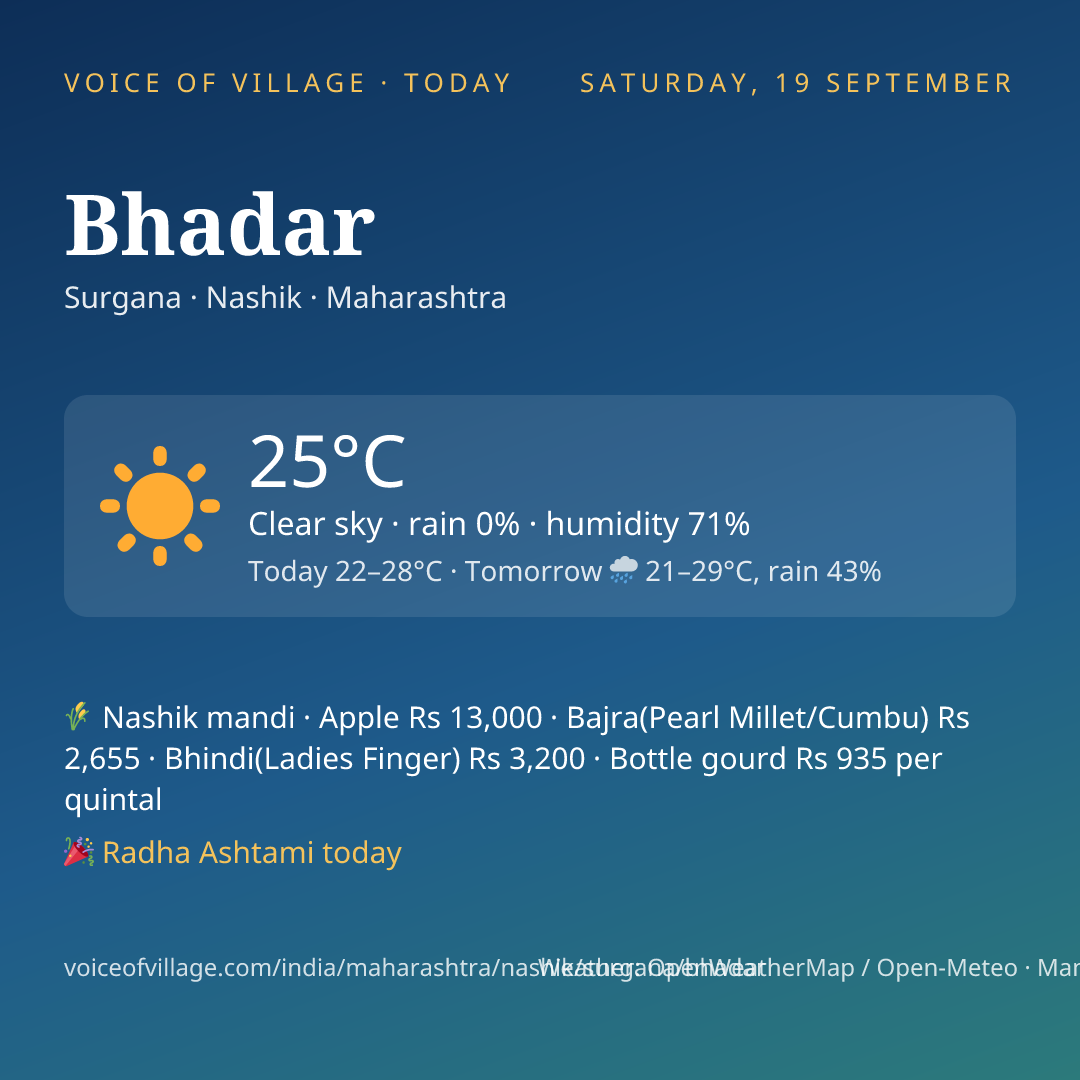 Bhadar today