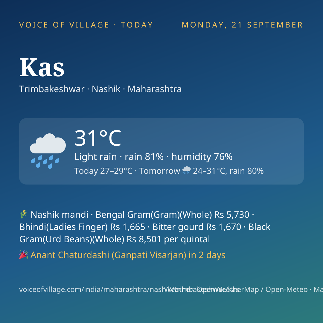 Kas today