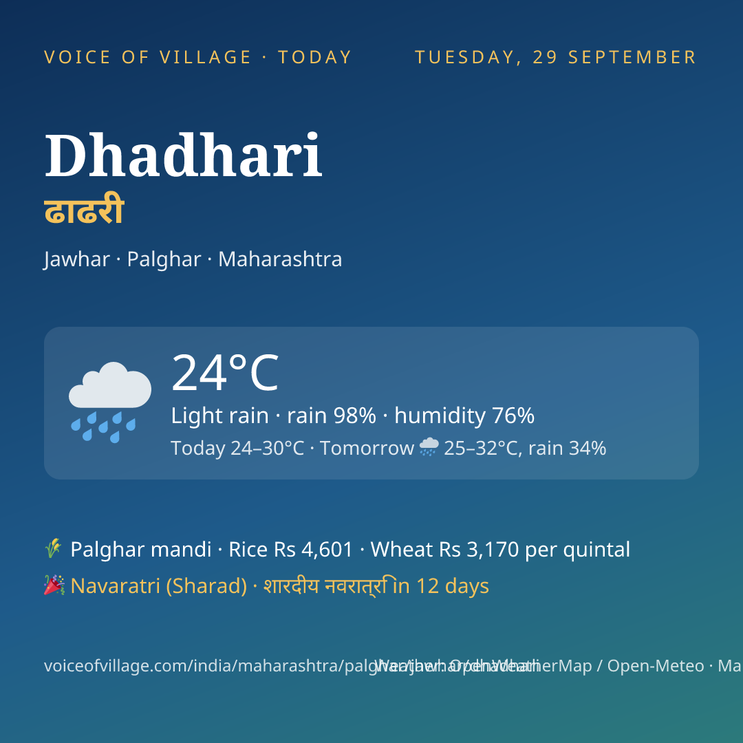 Dhadhari today
