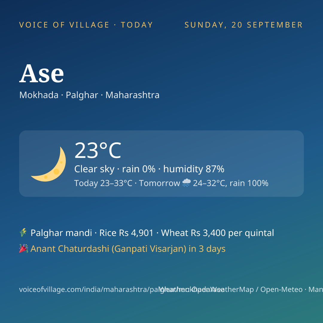 Ase today