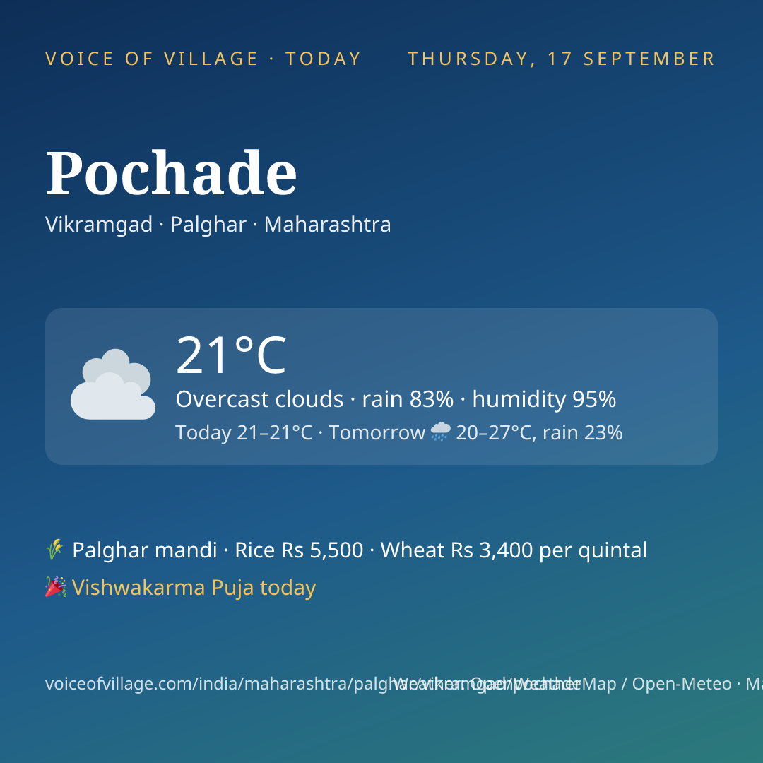 Pochade today