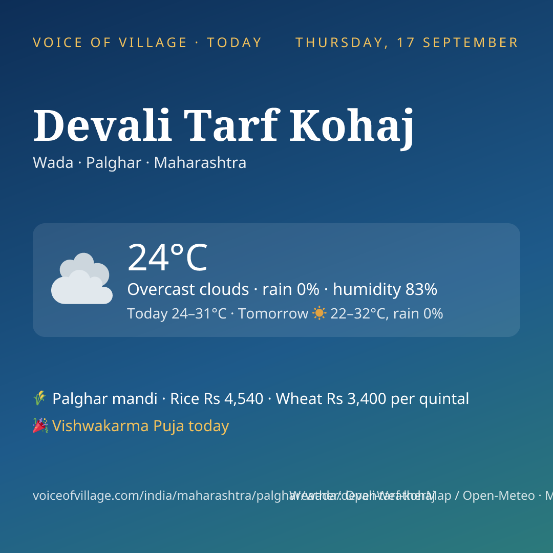 Devali Tarf Kohaj today