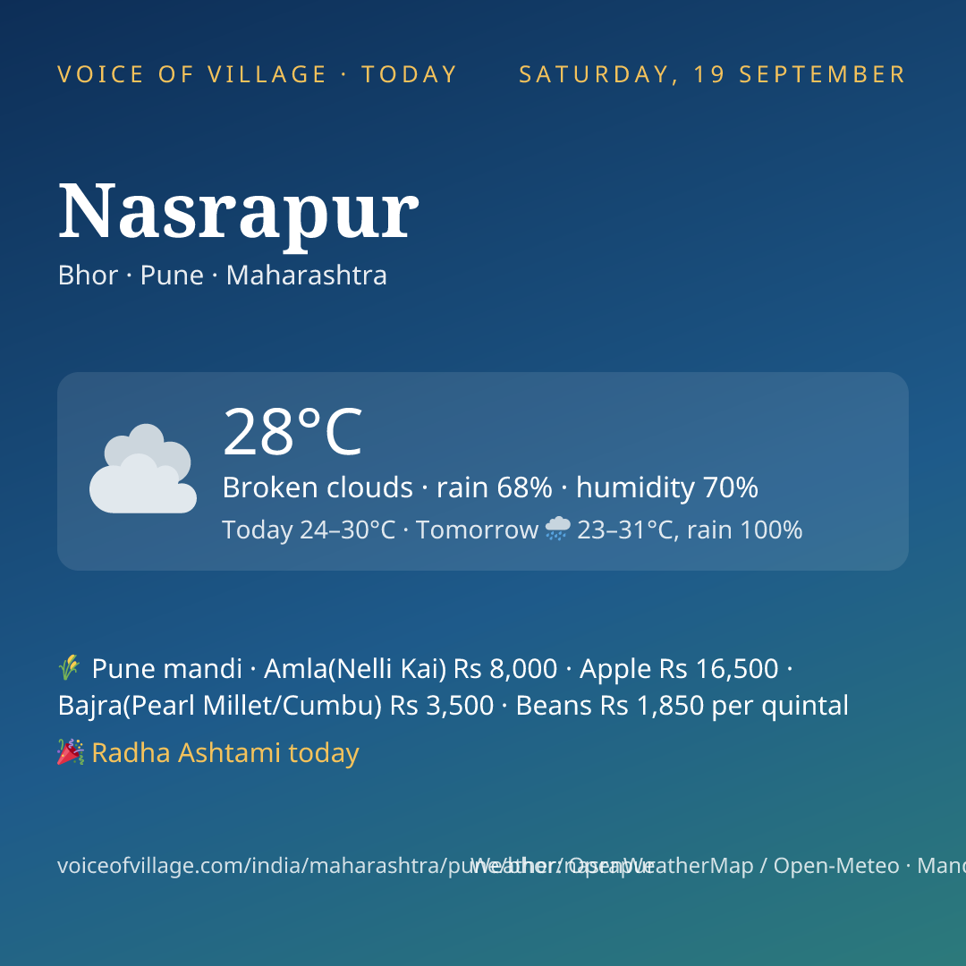 Nasrapur today