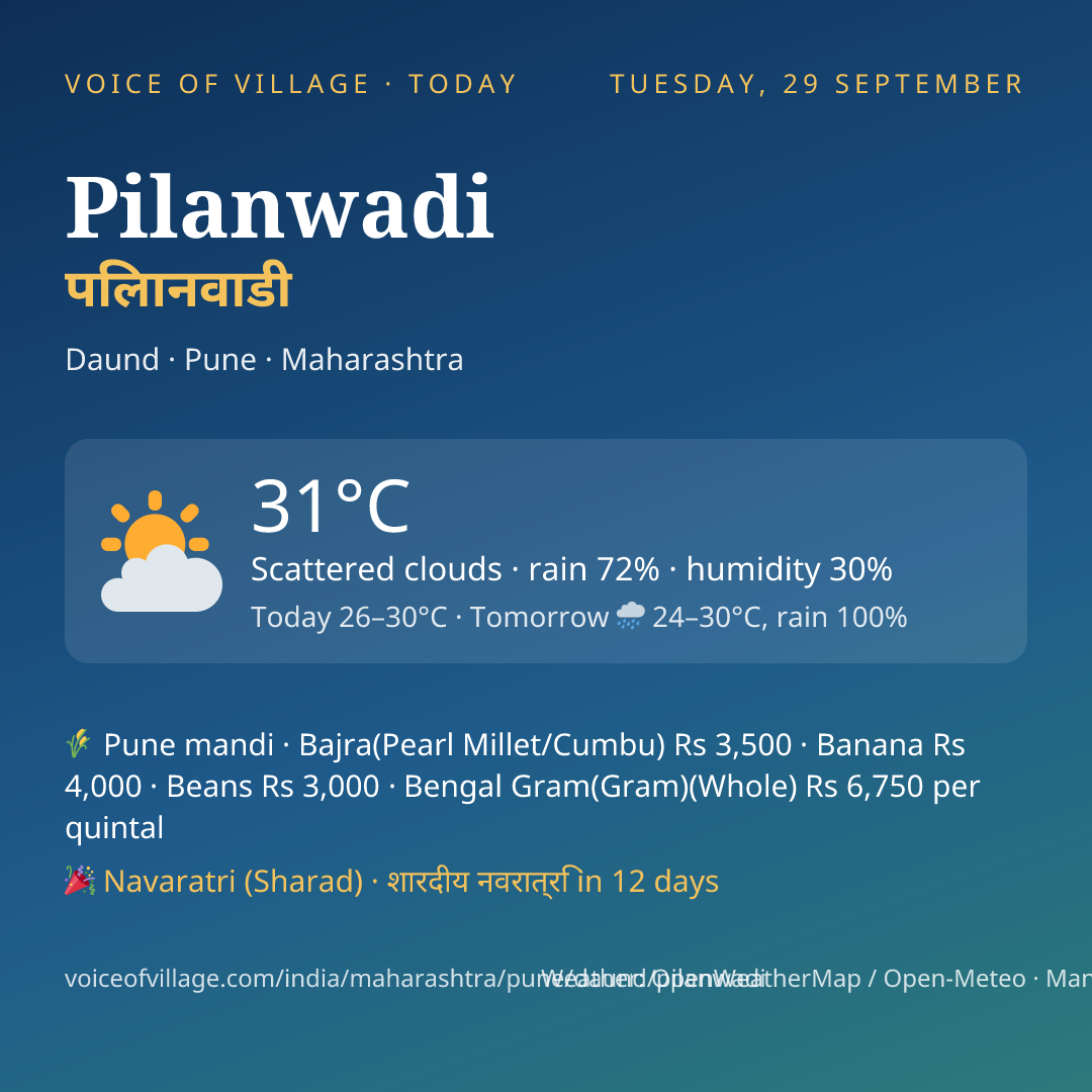 Pilanwadi today