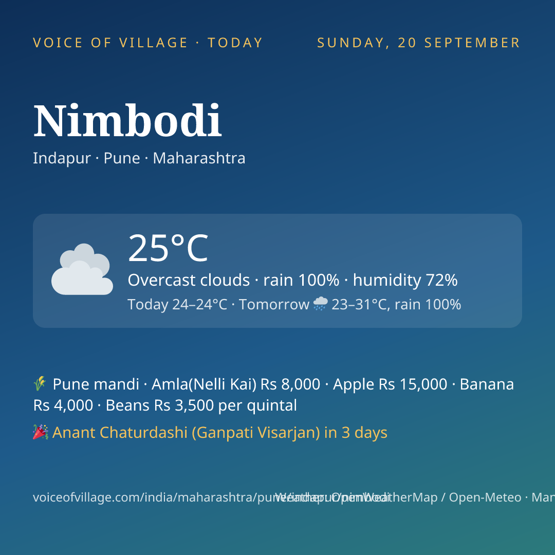 Nimbodi today