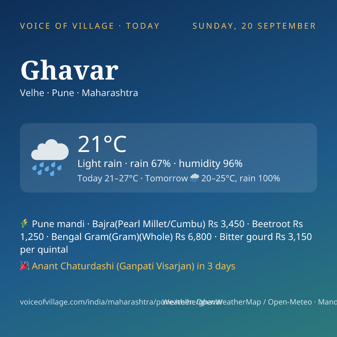 Ghavar today