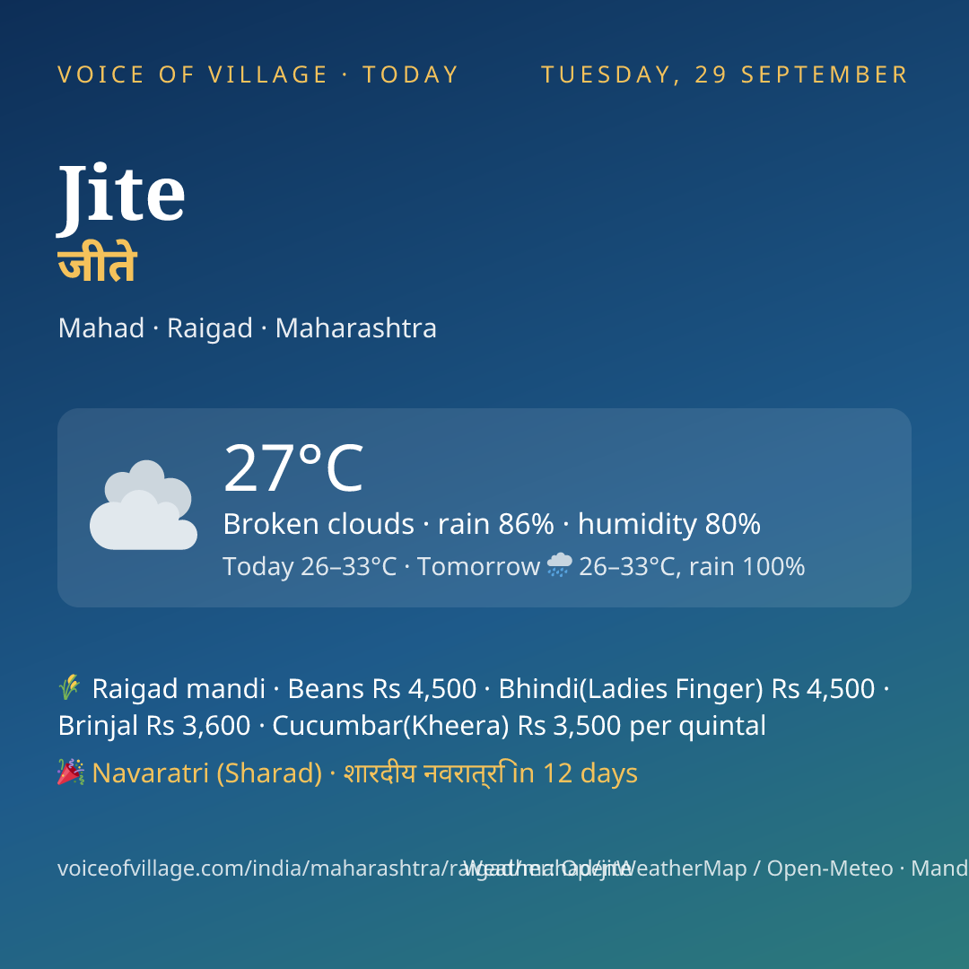 Jite today