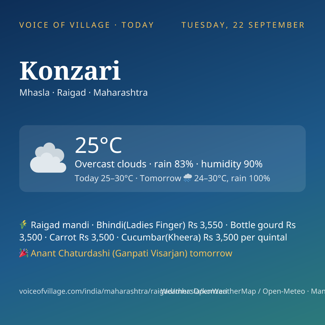 Konzari today