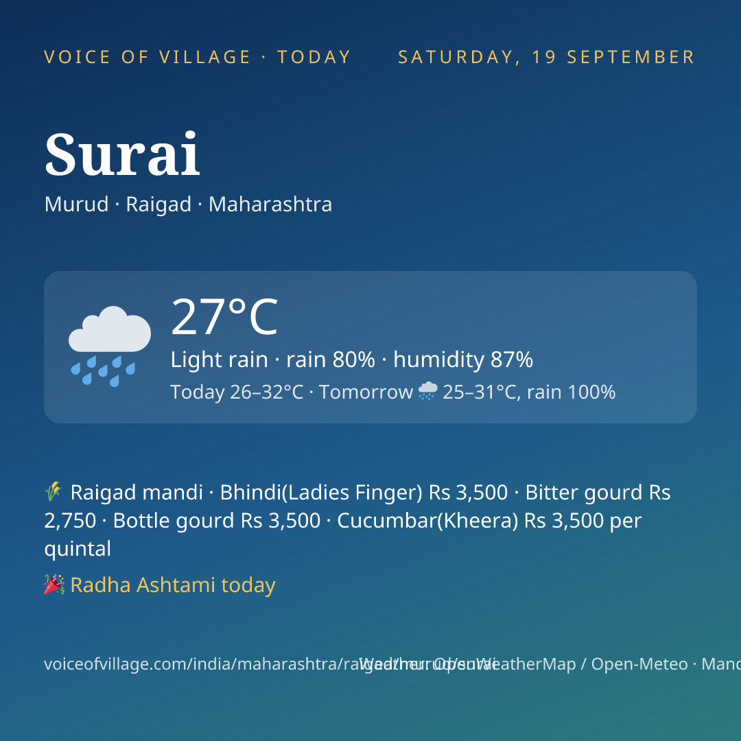Surai today
