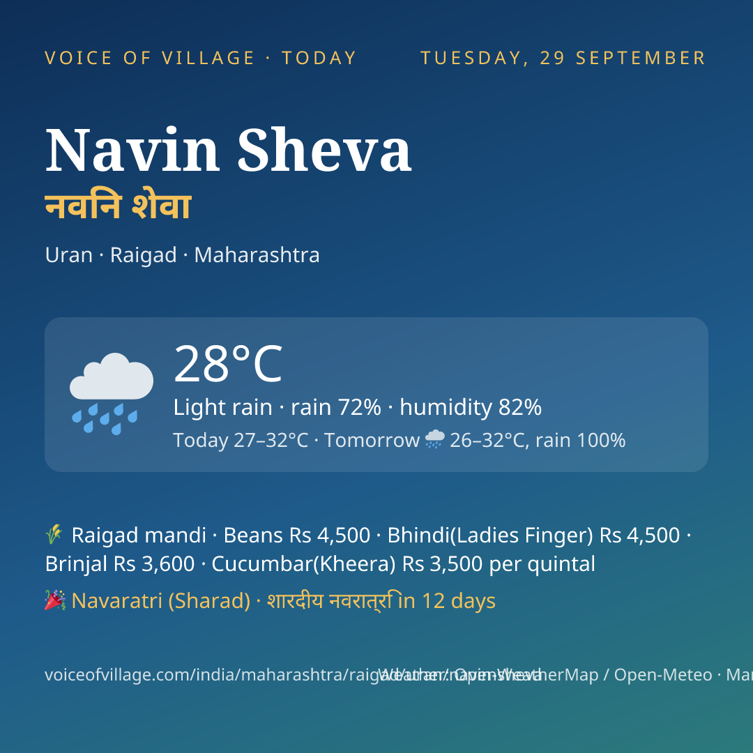 Navin Sheva today