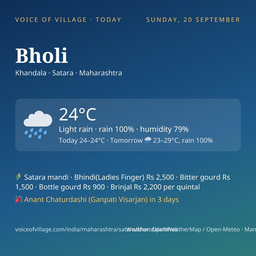 Bholi today