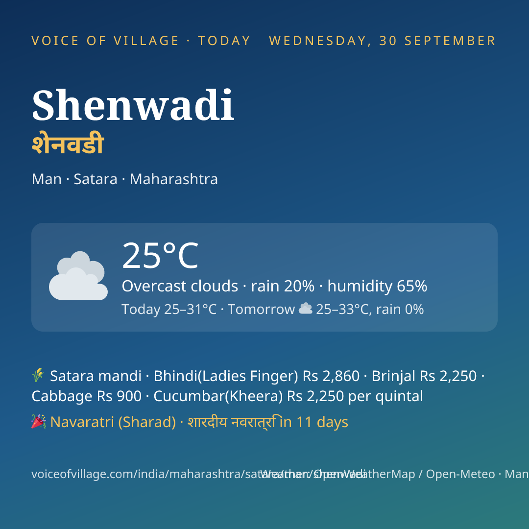 Shenwadi today
