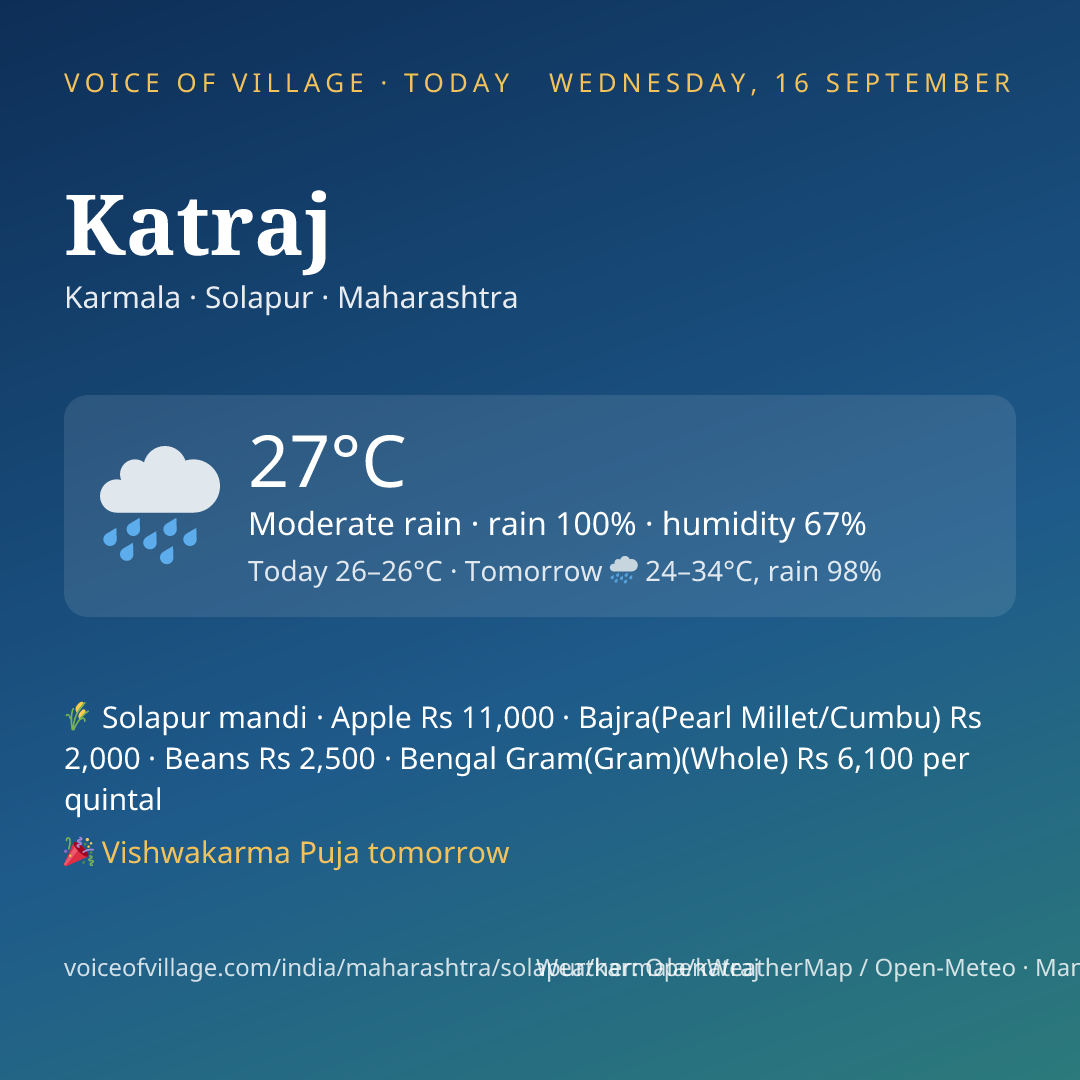 Katraj today