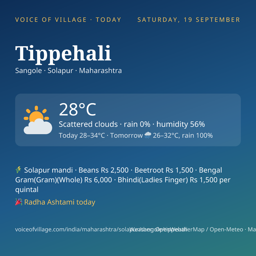 Tippehali today