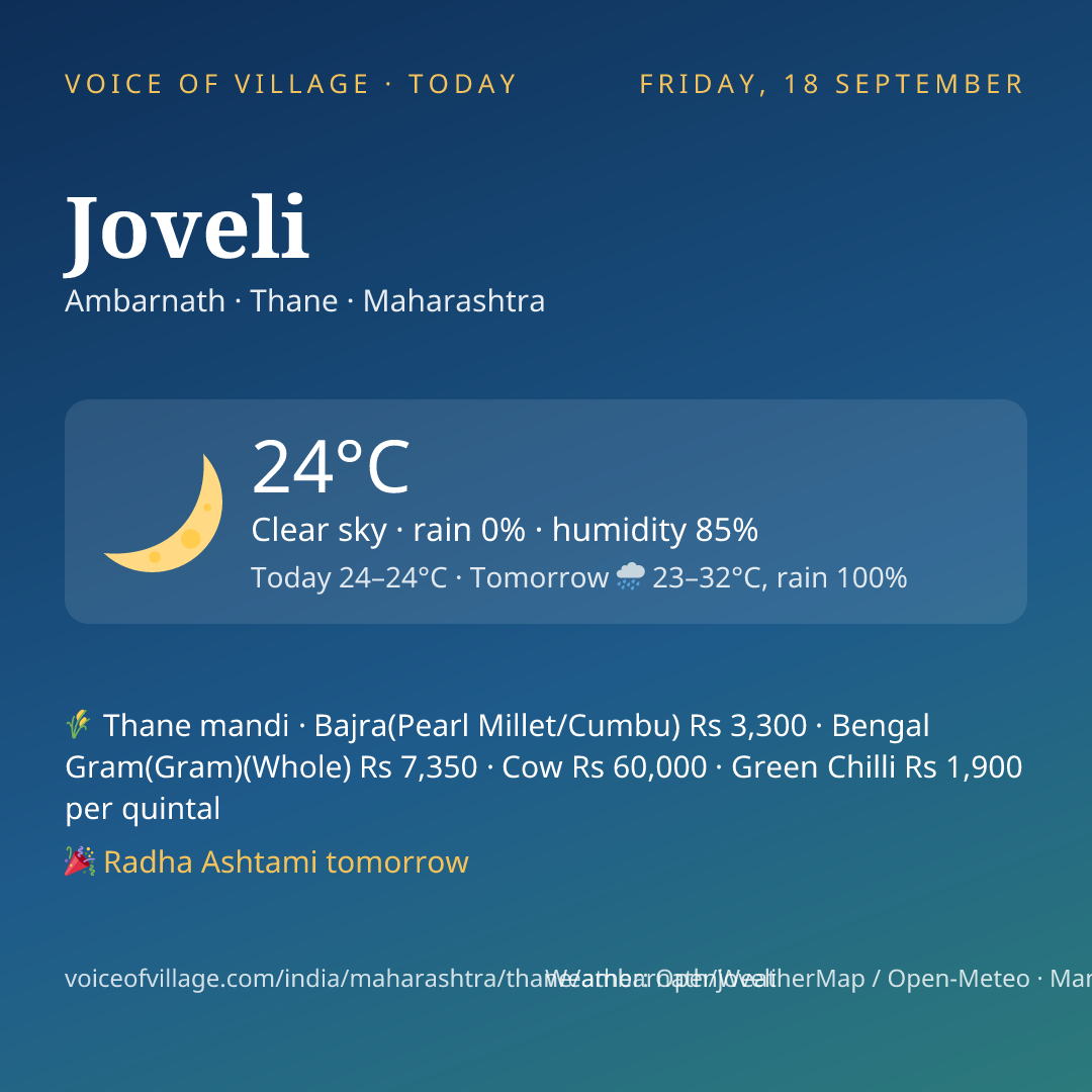 Joveli today