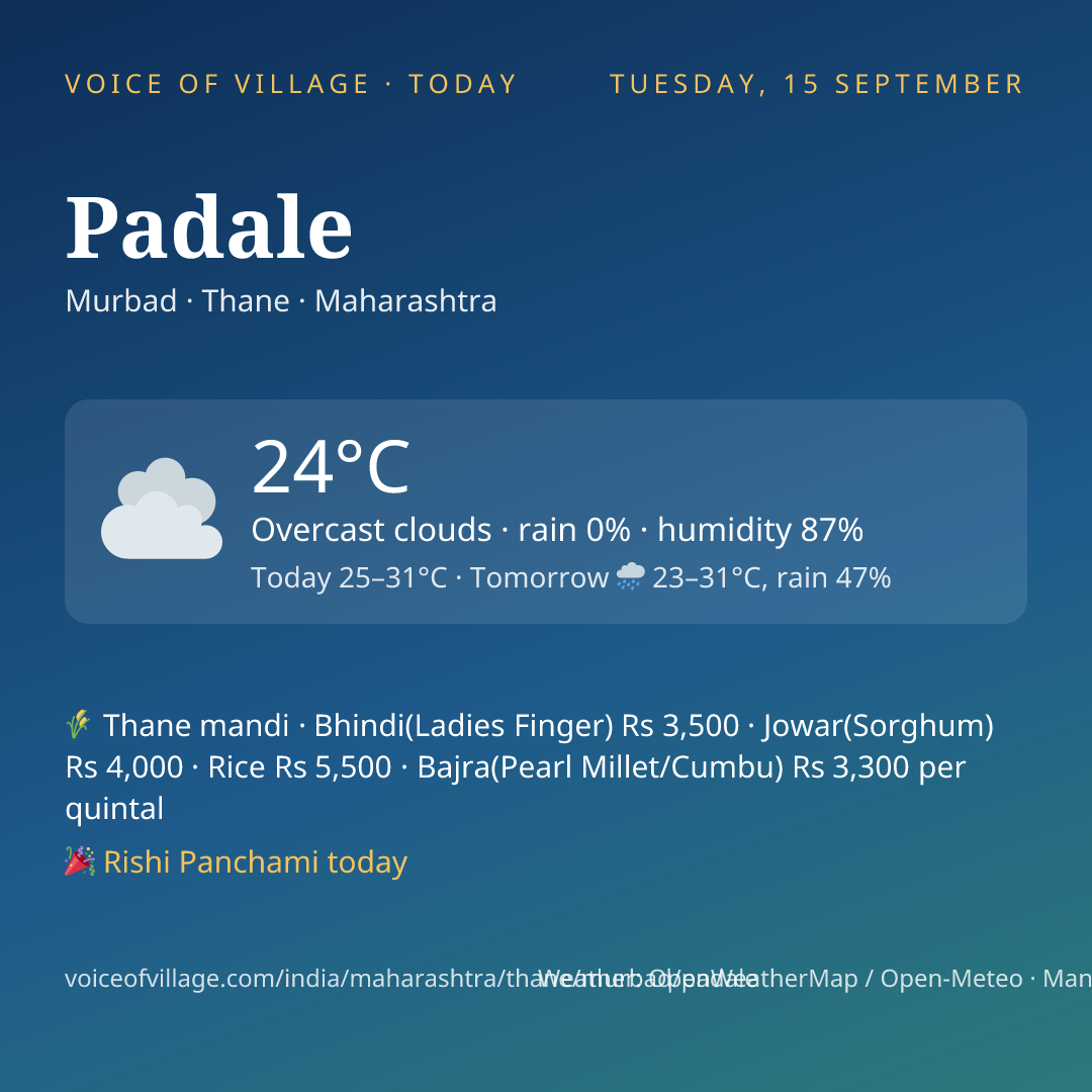 Padale today