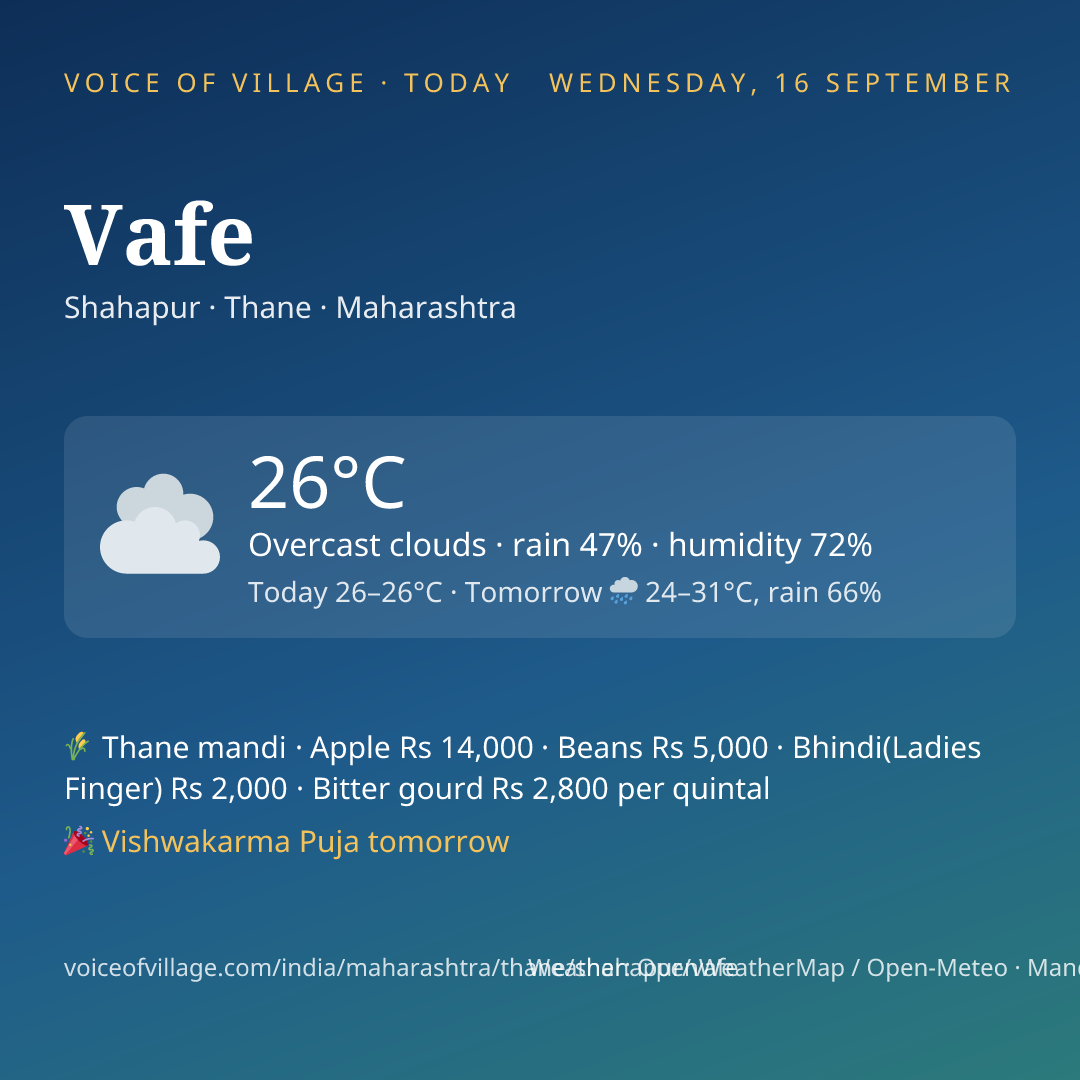 Vafe today