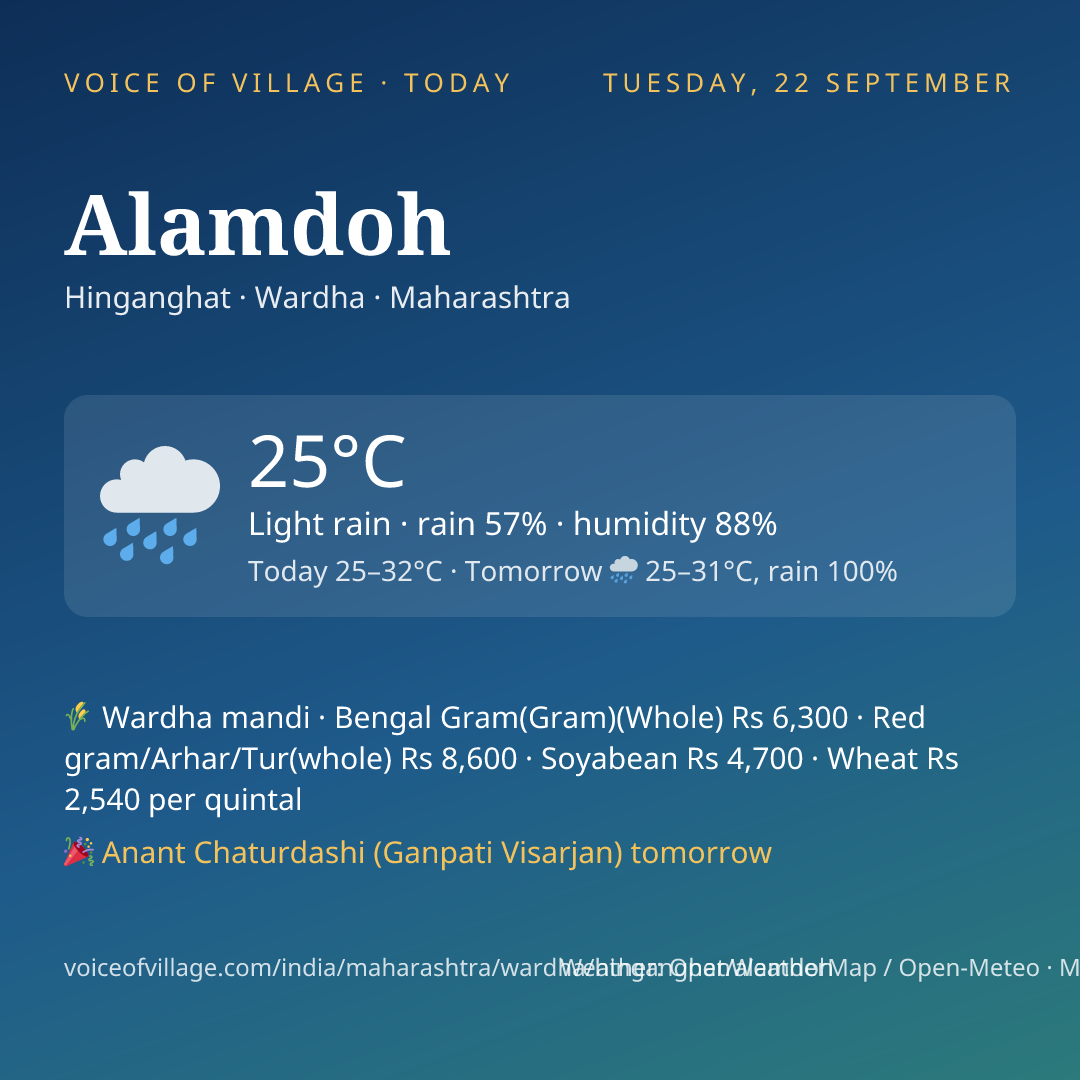 Alamdoh today