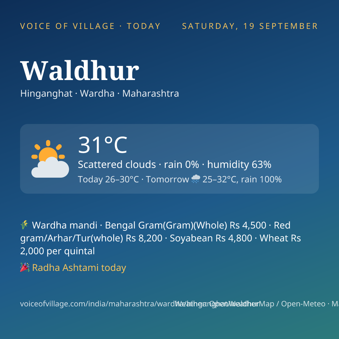 Waldhur today