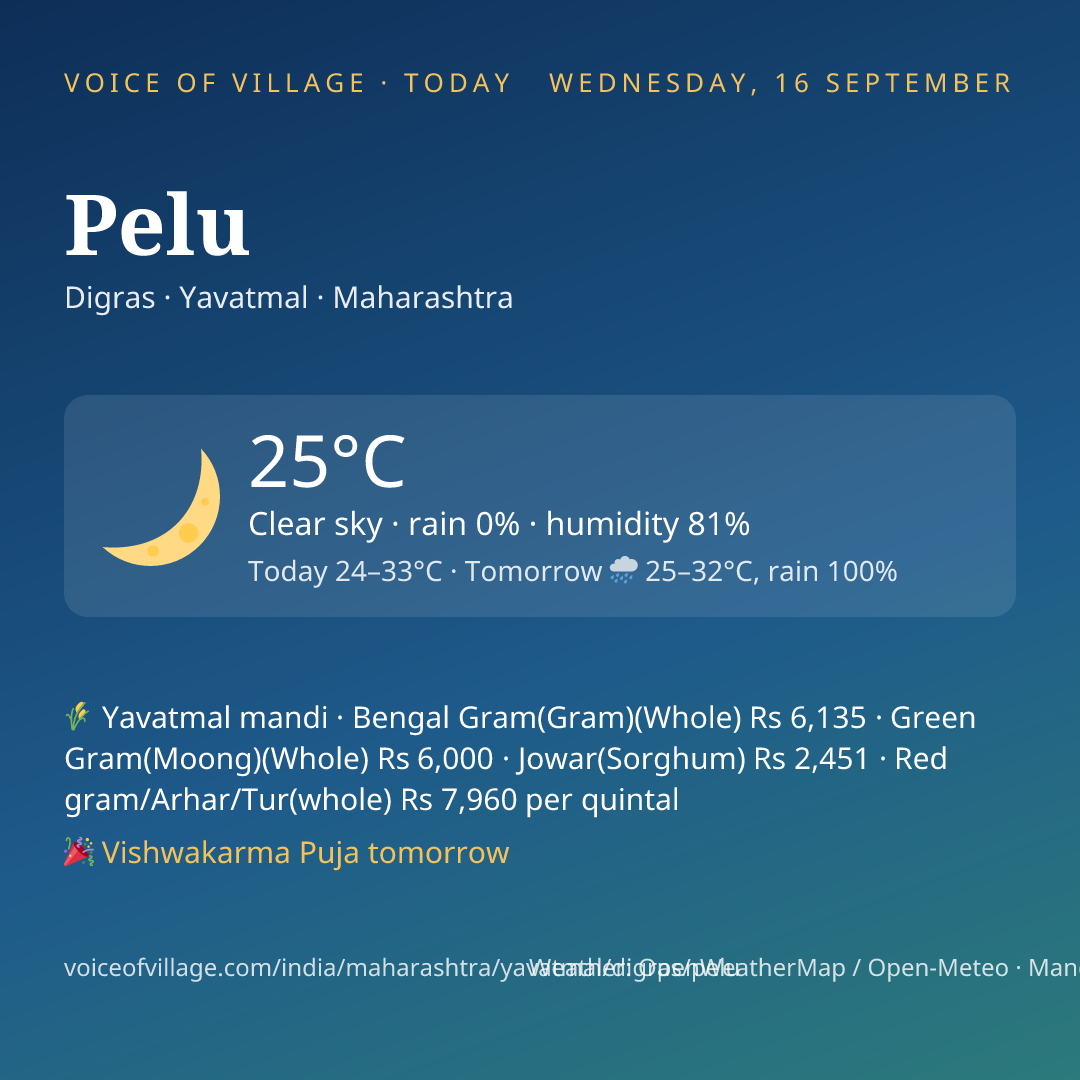 Pelu today
