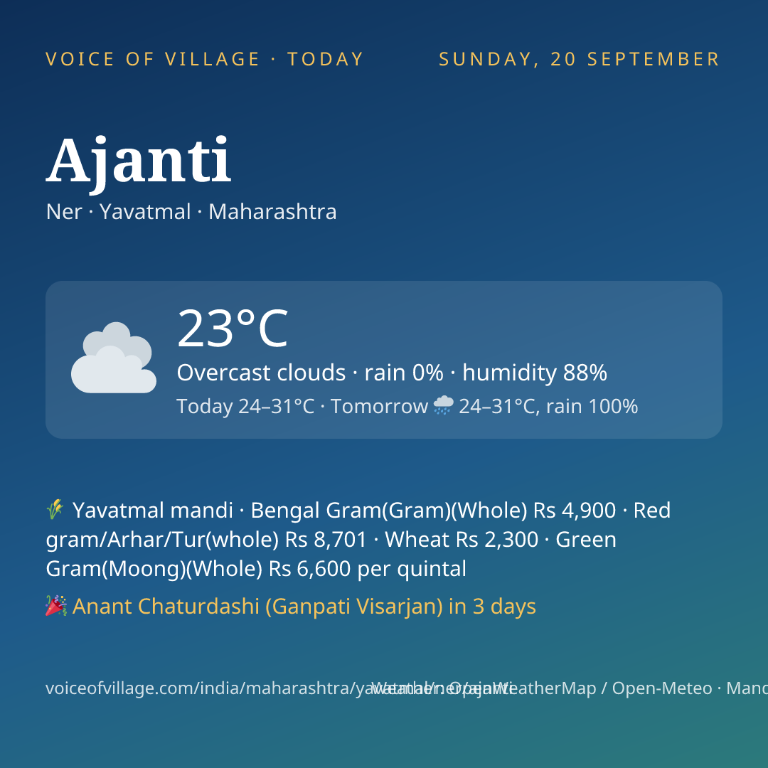 Ajanti today