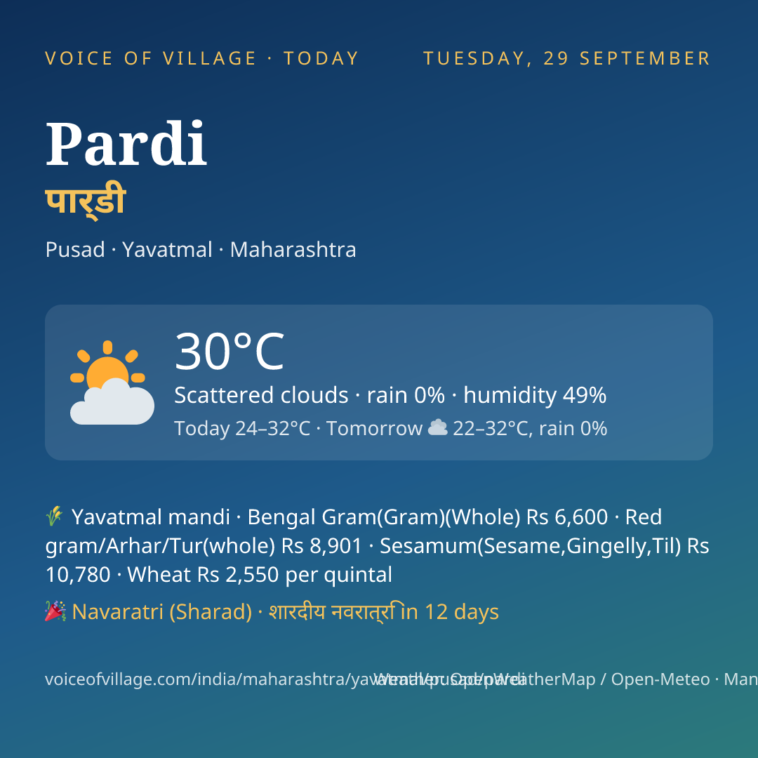 Pardi today