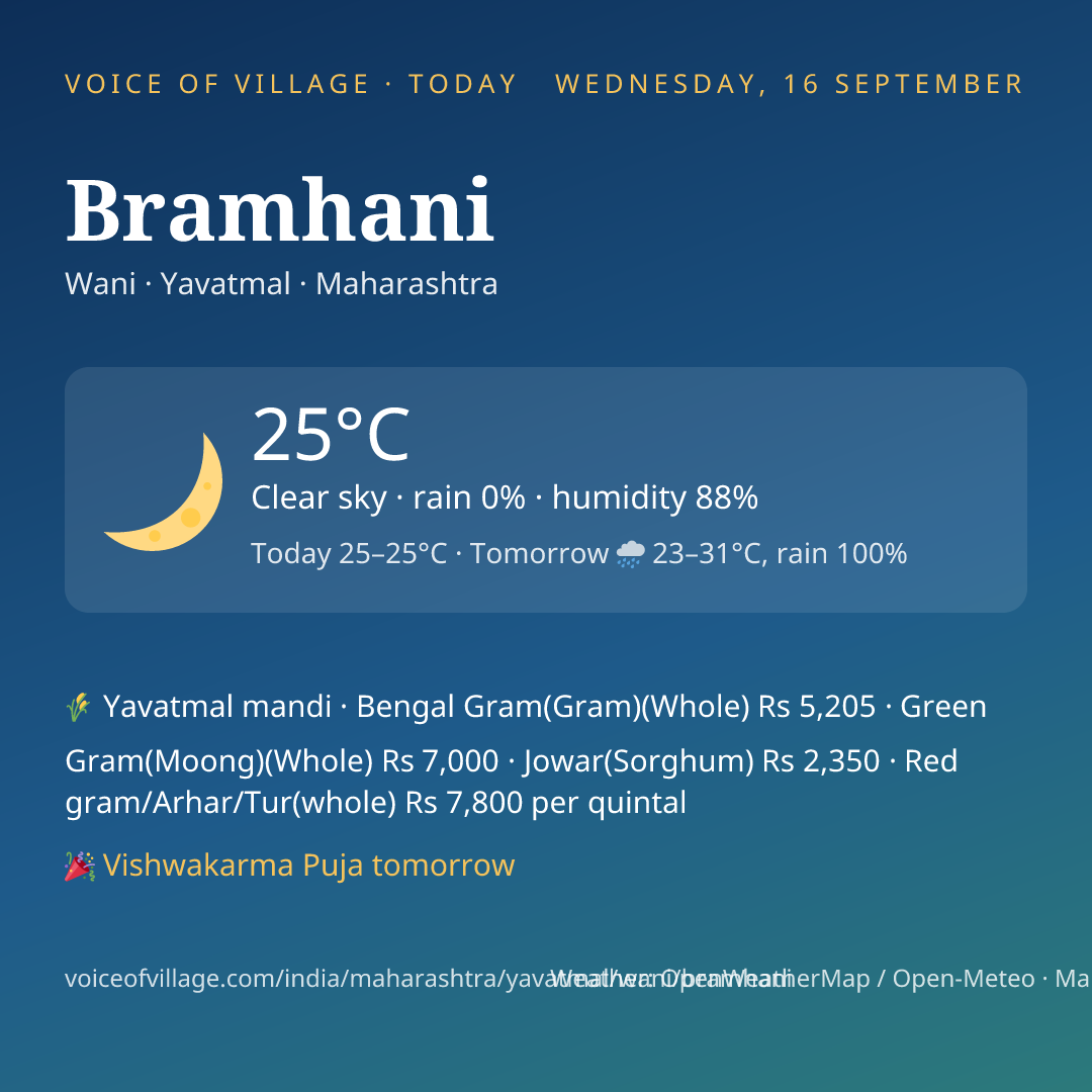 Bramhani today