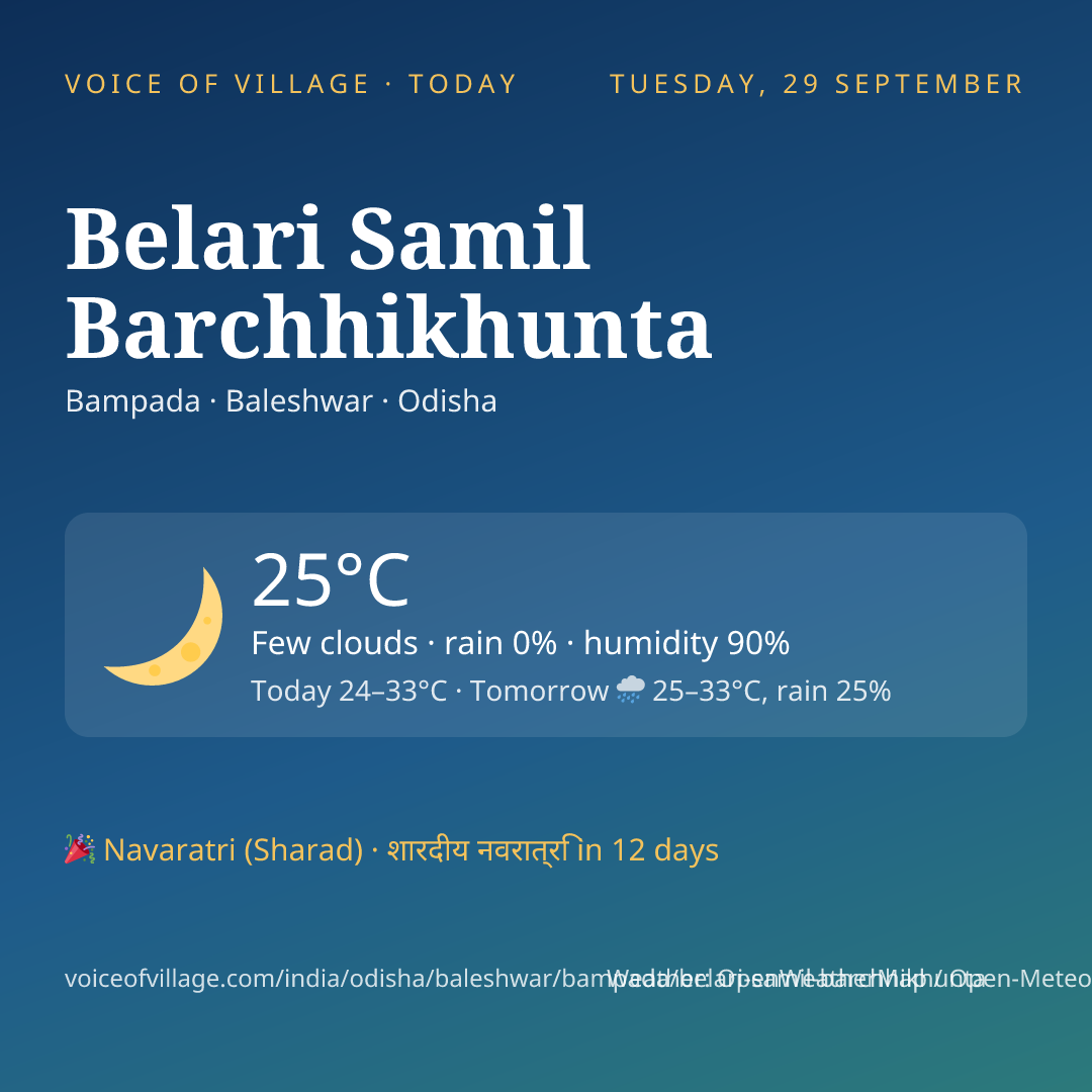 Belari Samil Barchhikhunta today
