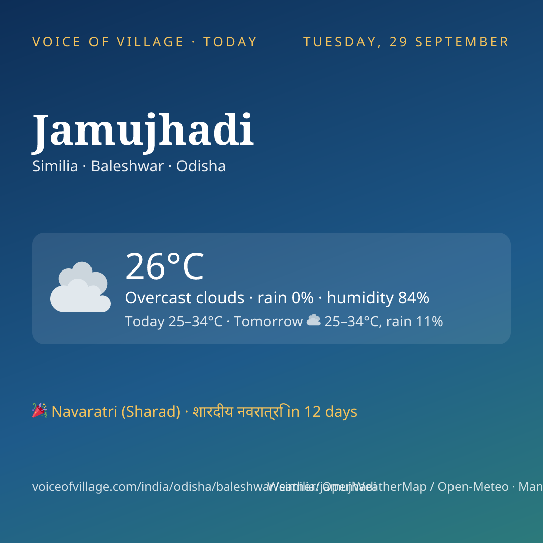 Jamujhadi today