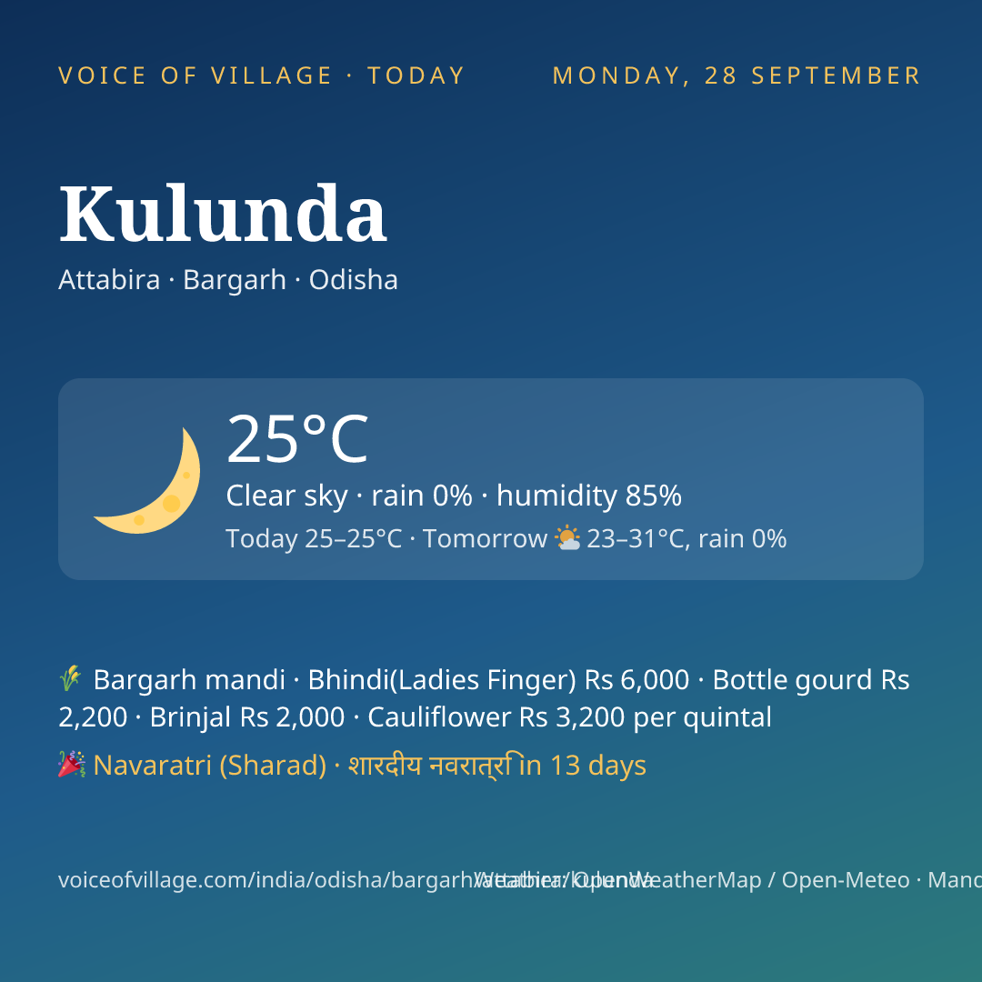 Kulunda today