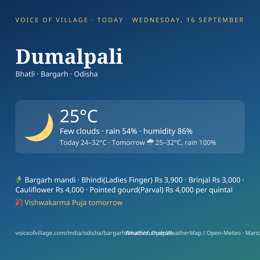 Dumalpali today
