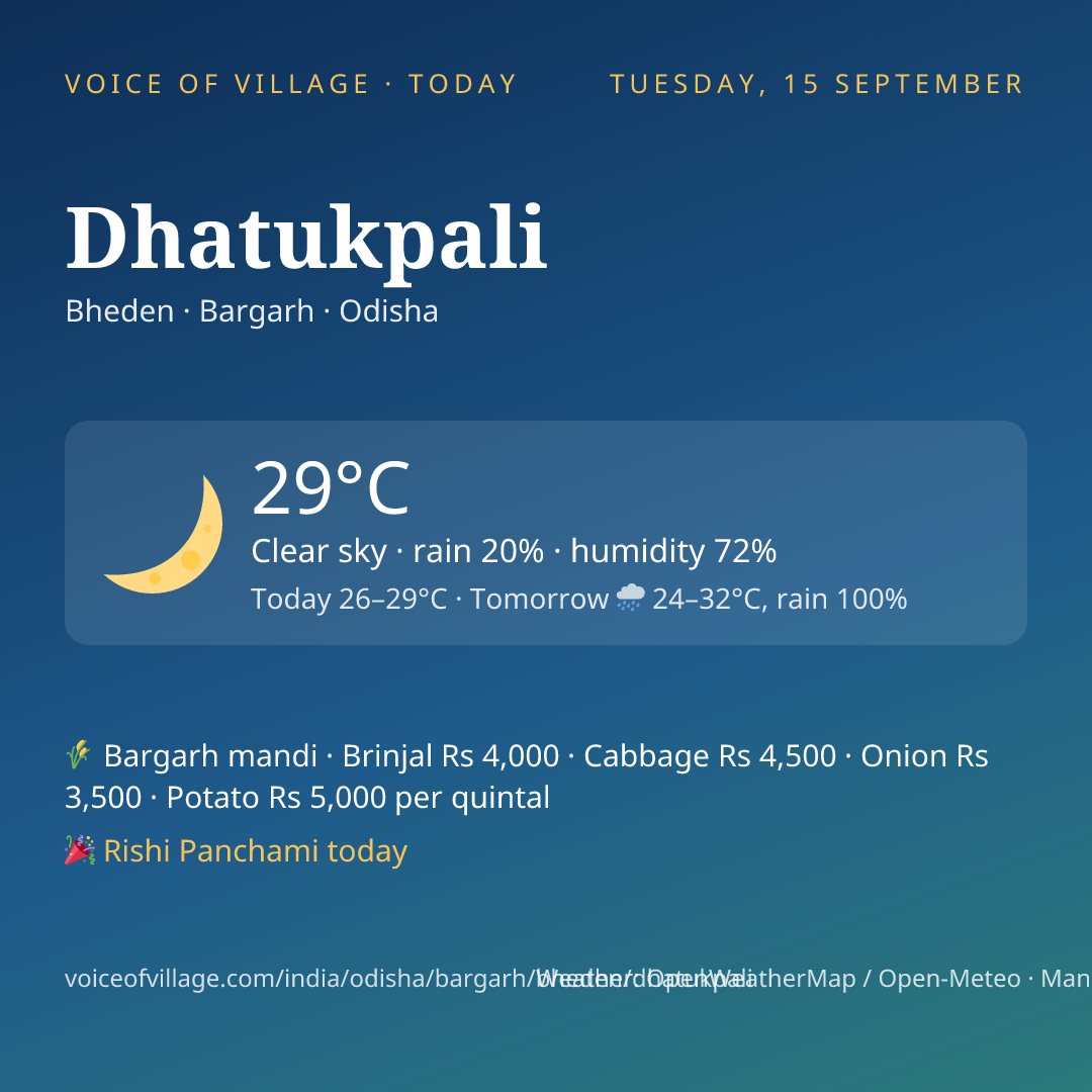 Dhatukpali today