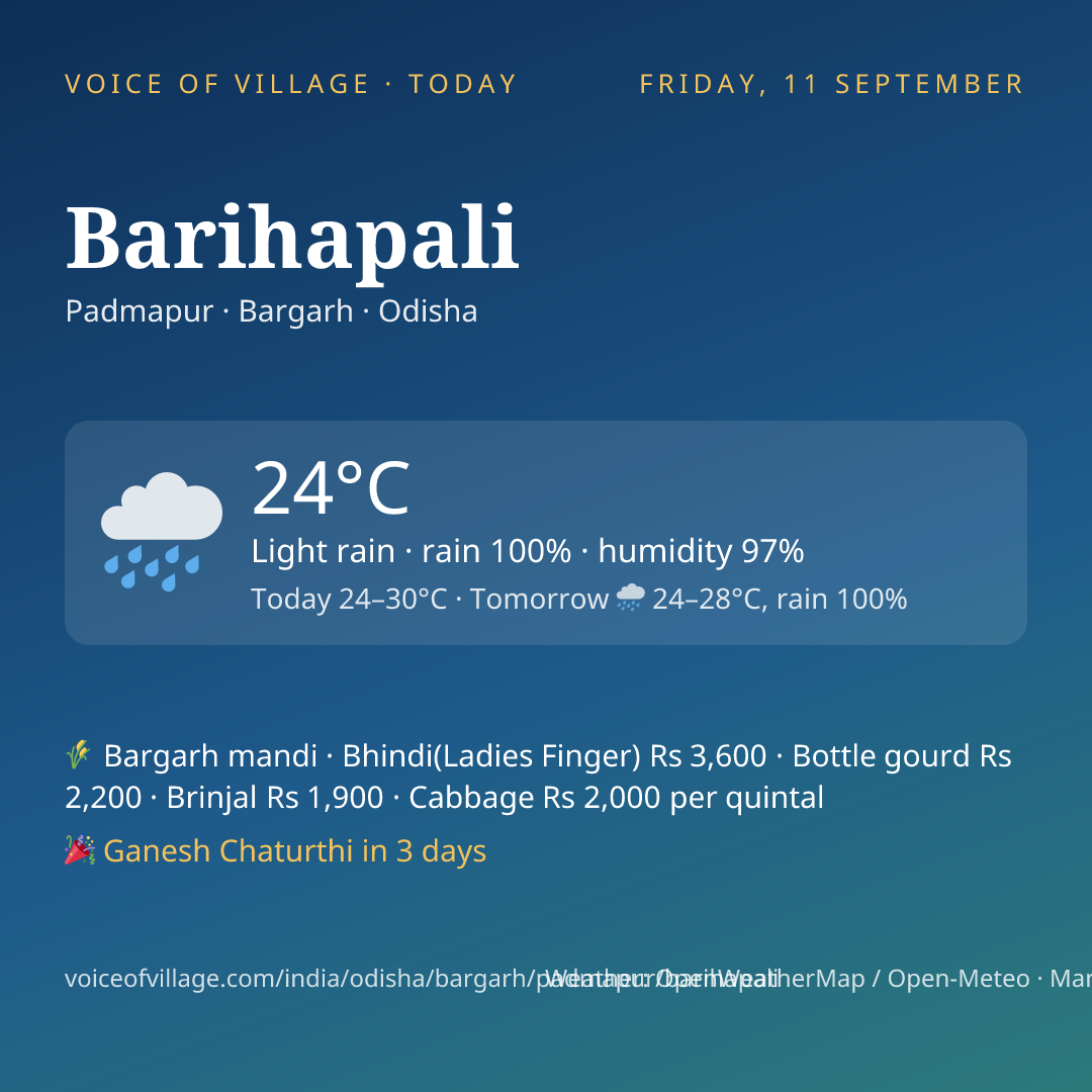 Barihapali today