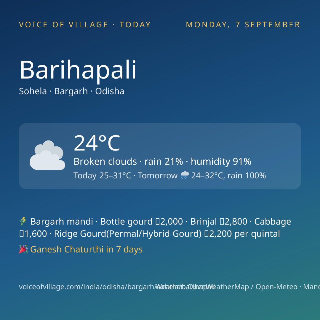 Barihapali today