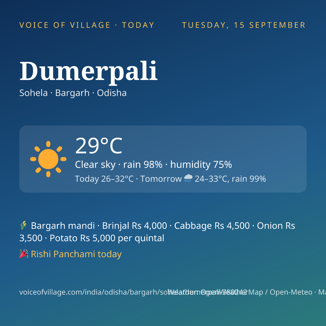 Dumerpali today