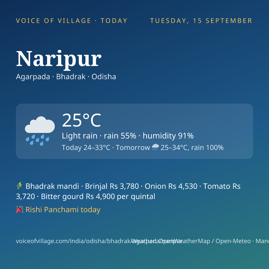 Naripur today