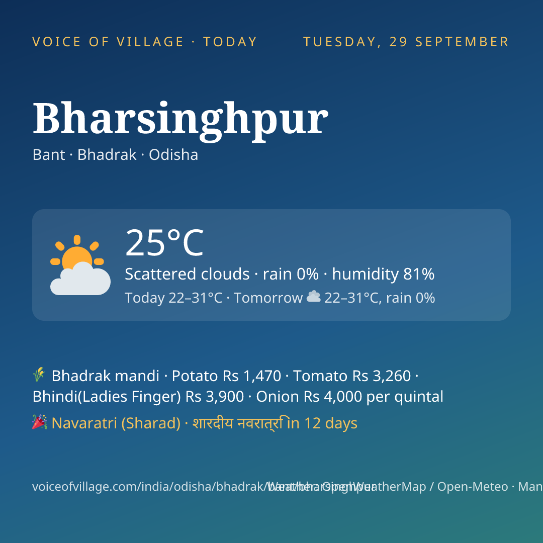 Bharsinghpur today