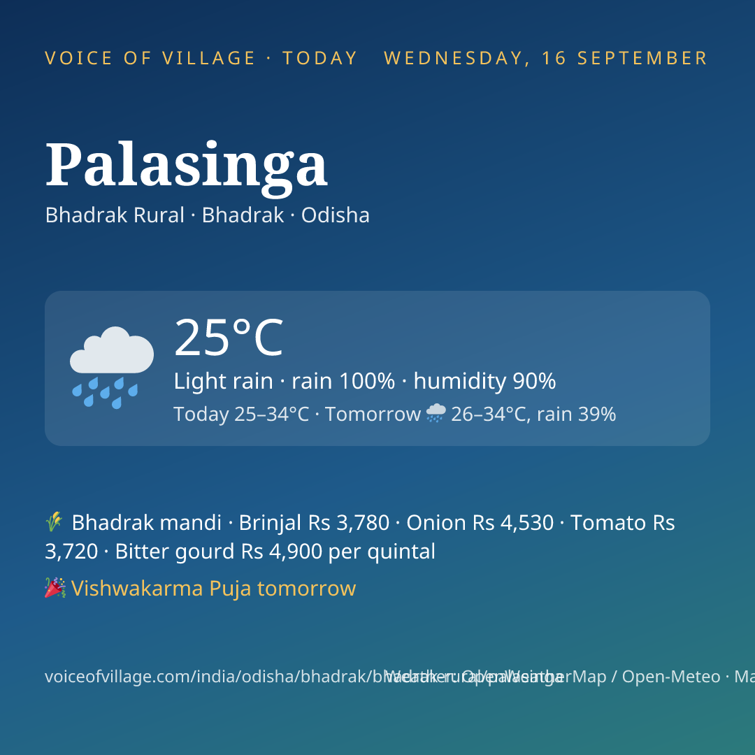 Palasinga today
