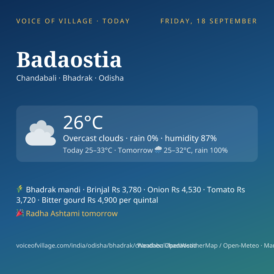 Badaostia today