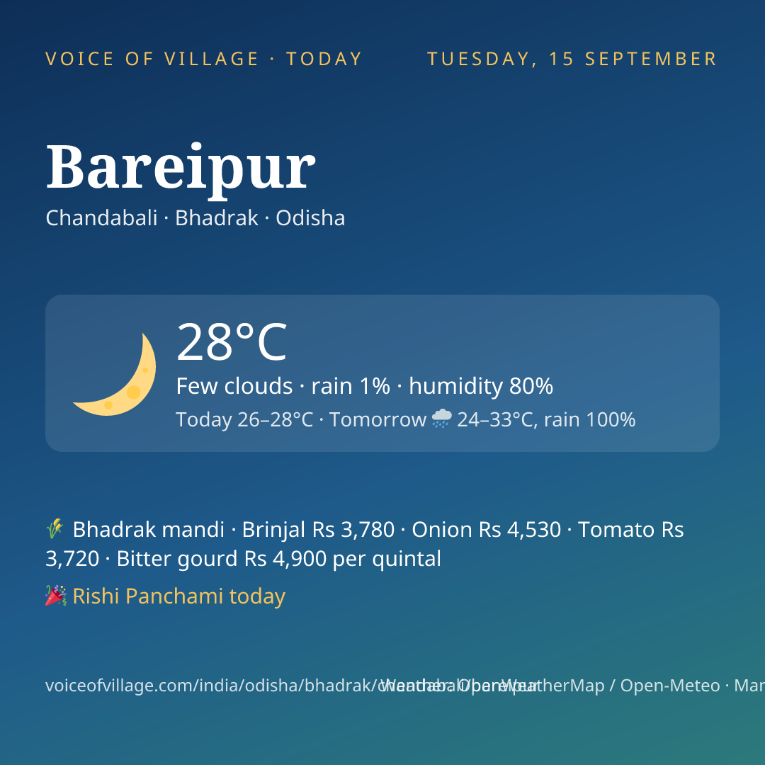 Bareipur today