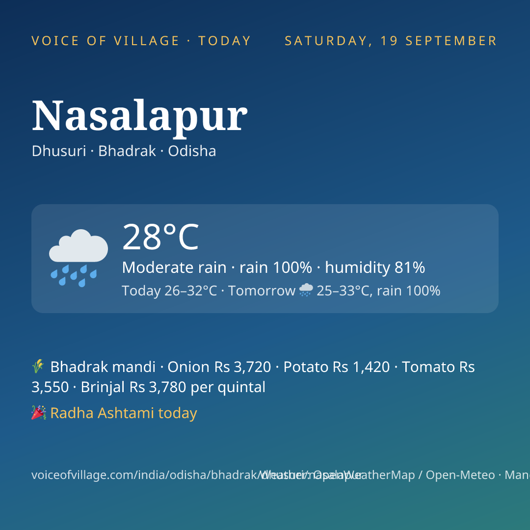 Nasalapur today