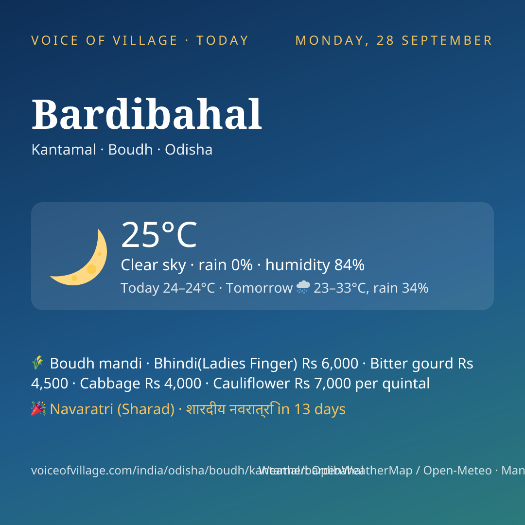 Bardibahal today