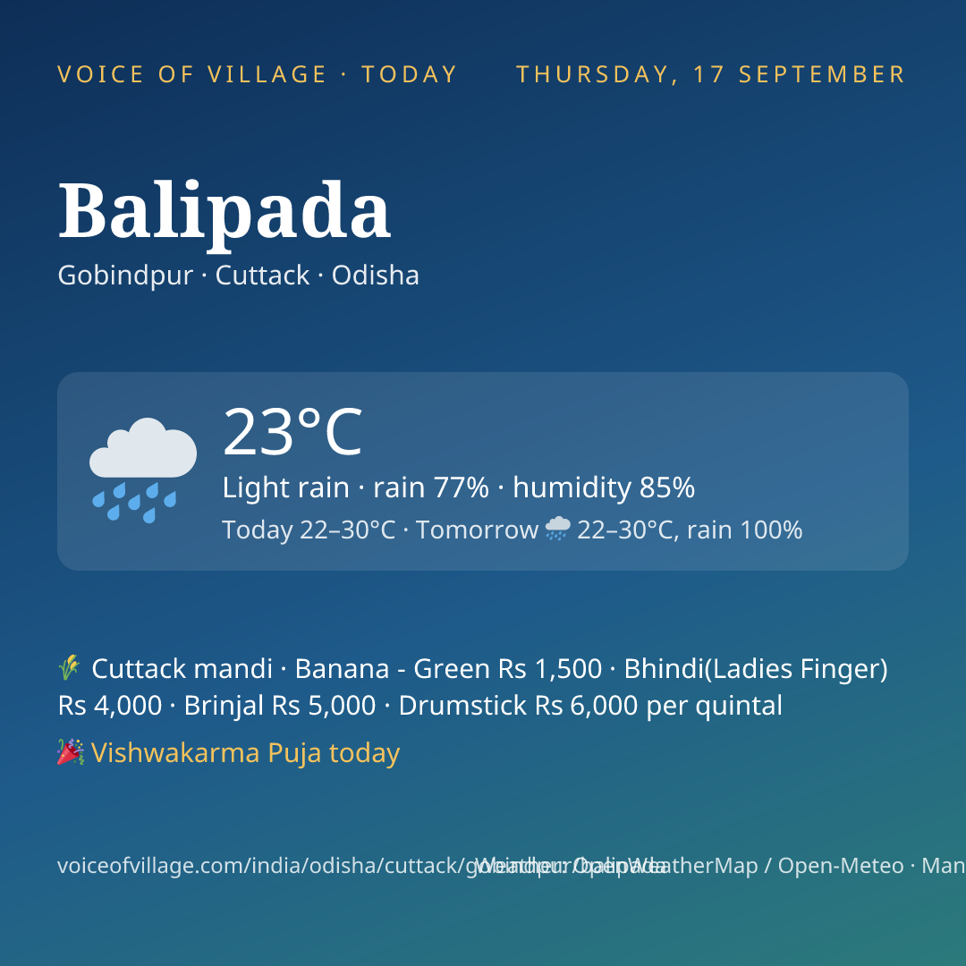 Balipada today
