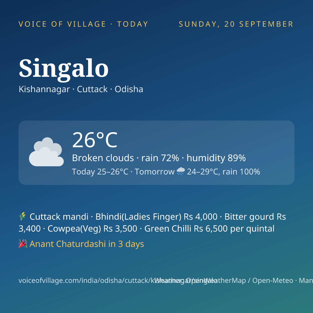 Singalo today
