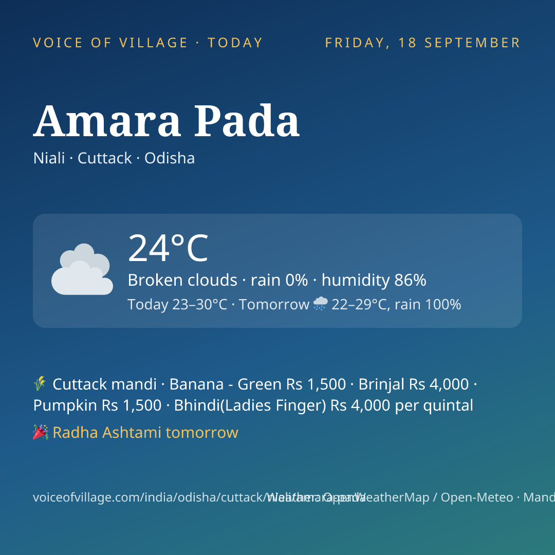 Amara Pada today