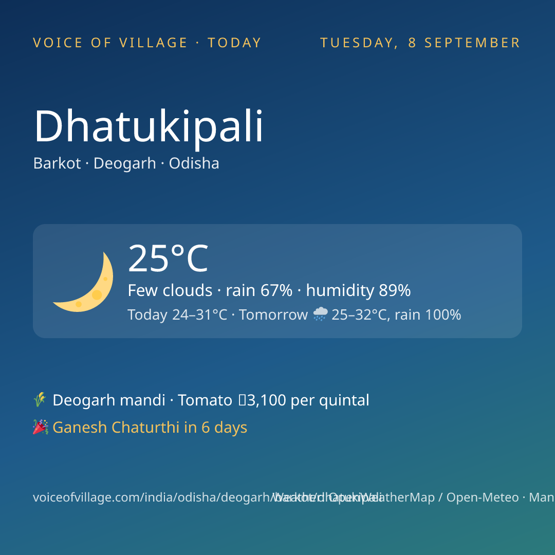 Dhatukipali today