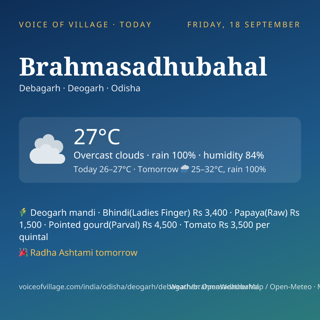 Brahmasadhubahal today